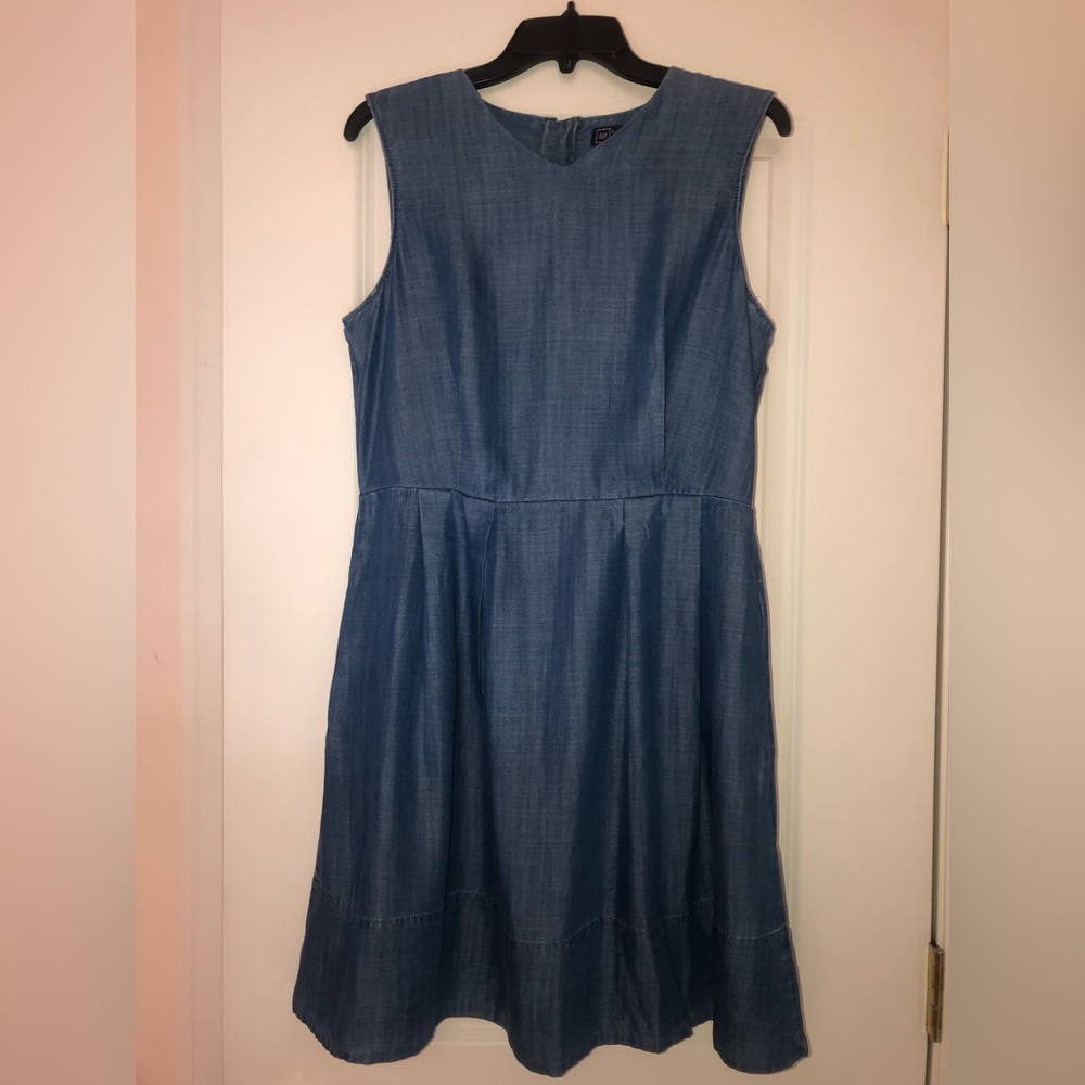 Chambray/Tencel Gap Dress Size 8